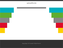 Tablet Screenshot of file.uploadfile.biz